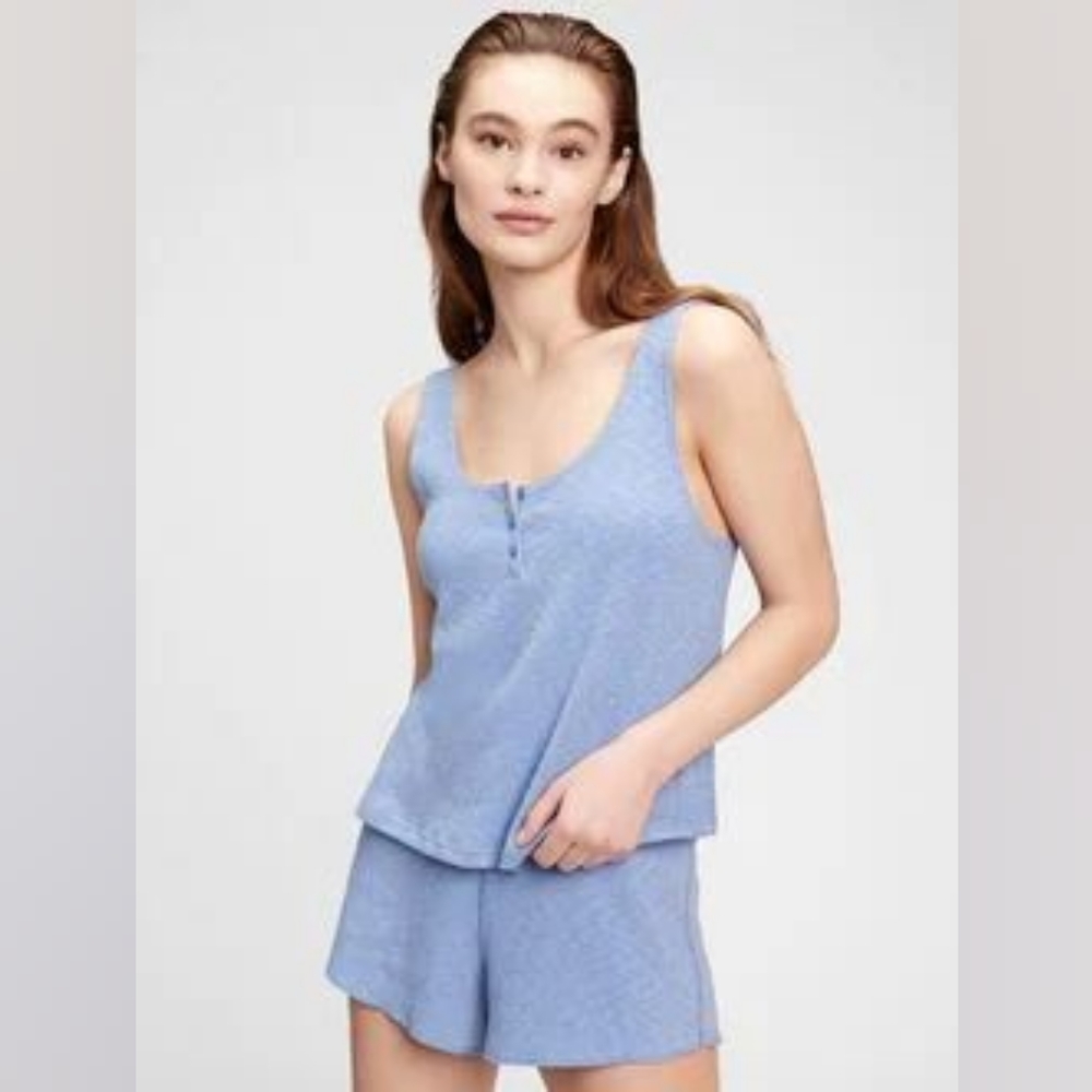GAP Slub Ribbed Button Tank - Picture 5 of 5